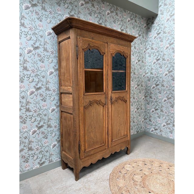Norman Glass-Fronted Wardrobe For Sale - Image 3 of 14