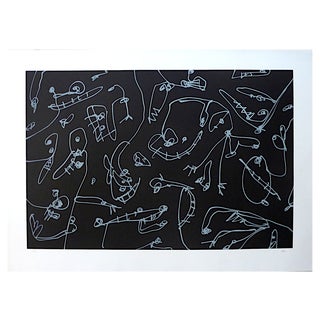 Antoni Saura, Open 5, Lithograph For Sale