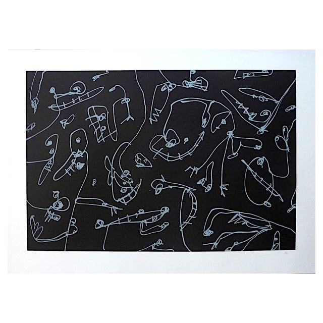 Antoni Saura, Open 5, Lithograph For Sale