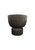 Sculptural Suar Wood Side Table, Espresso Finish Modern Organic For Sale - Image 4 of 7