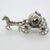 Vintage Italian Handmade Genuine Silver Cinderella Carriage Figurine by Arpa Silversmith, 1970s For Sale - Image 11 of 11