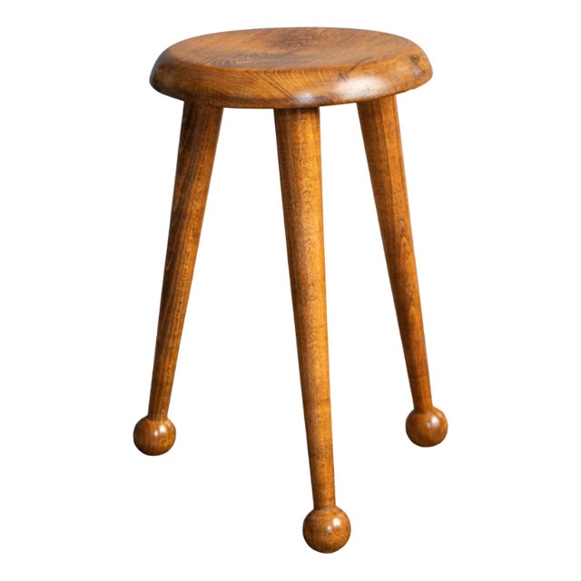 Nordic Fir Stool, 1950s For Sale