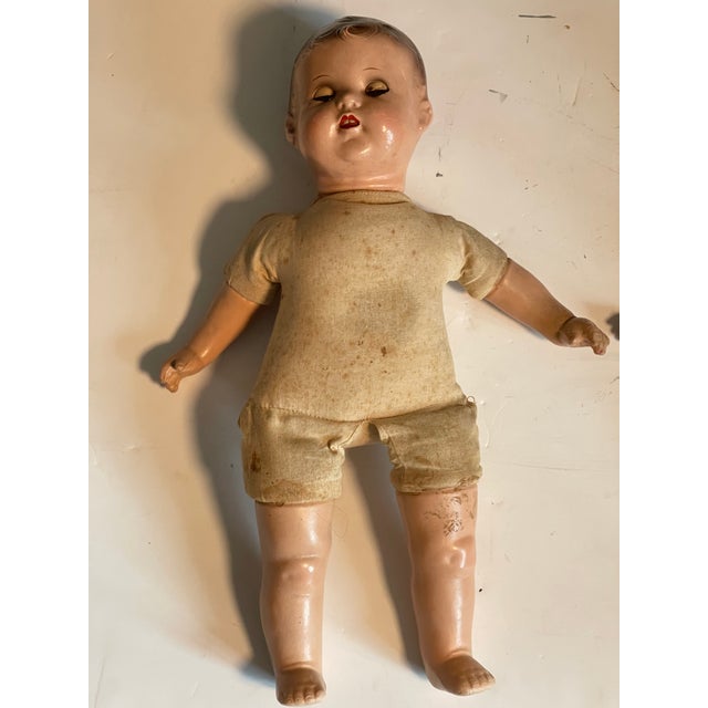 Two Antique Dolls Toys Composite With Tag Body For Sale In Miami - Image 6 of 7