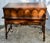1920s Antique Skandia Unique Carved Inlaid Walnut & Satinwood Tudor Style Spinet Desk For Sale - Image 5 of 12