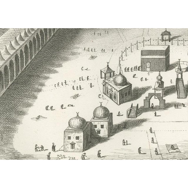 Antique Steel Engraving of Great Mosque of Mecca with the Kaaba, 1859 For Sale - Image 4 of 9