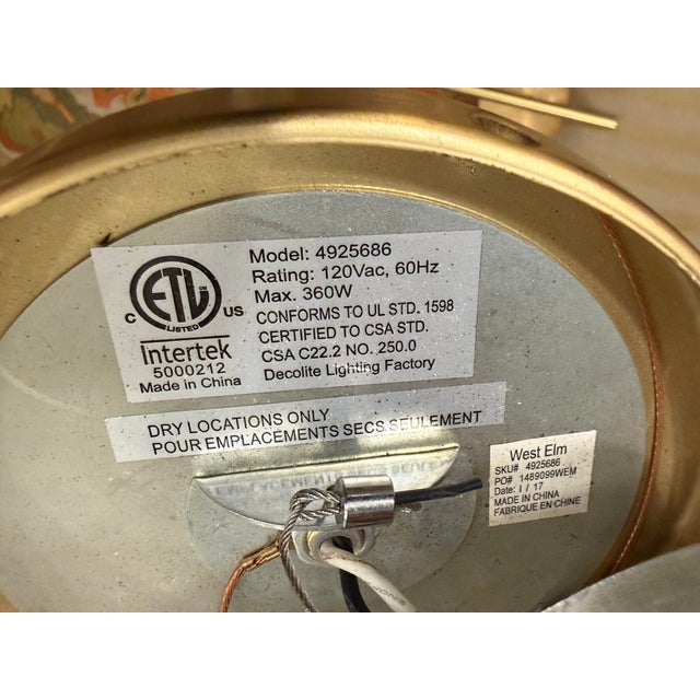 West Elm Sphere + Stem Chandelier For Sale - Image 12 of 12