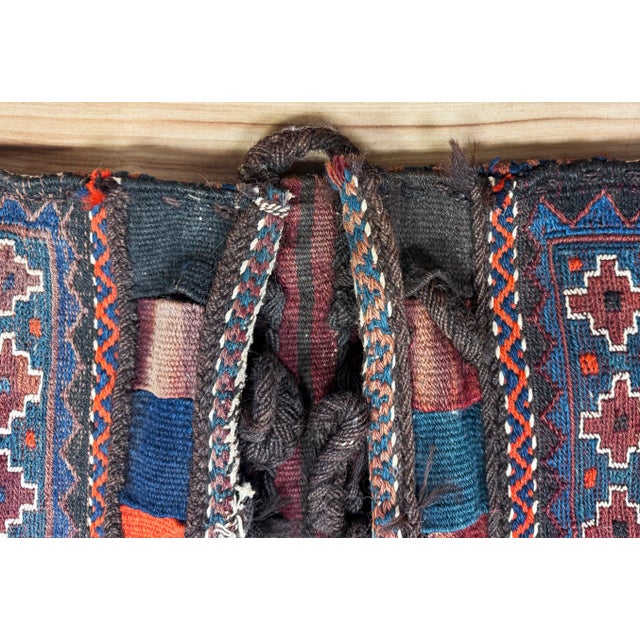 Vintage Saddle Blanket Wall Hanging For Sale - Image 4 of 9