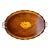 Vintage Coastal Marquetry Shell Tray For Sale