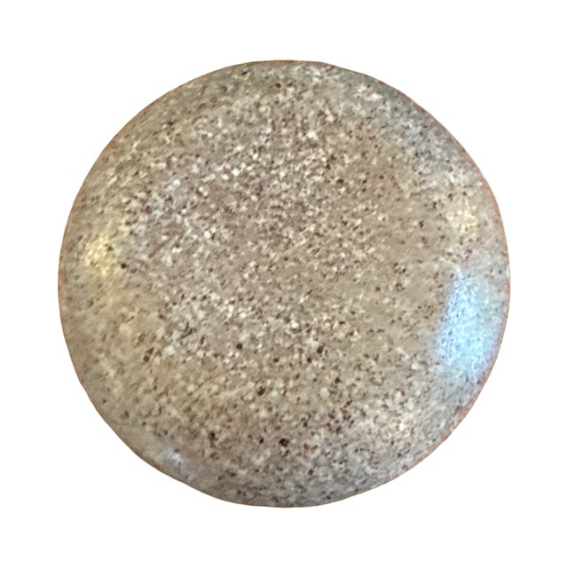 Mid 20th Century Vintage Frosted Art Glass Vase Organic Modern Vase For Sale - Image 5 of 6