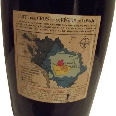 Large glass display and advertising bottle for Biscuit brand cognac, dating from the 1940s or 1950s and is in very good...