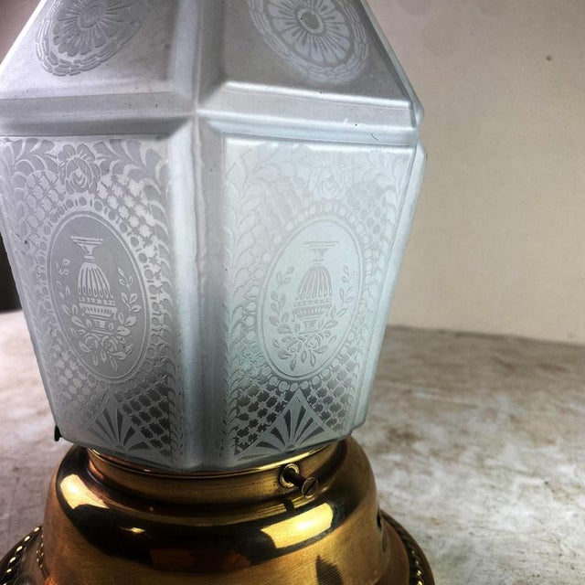 1900 - 1909 Brass Ceiling Light, 1900s For Sale - Image 5 of 7