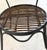 Round Breccia Botticelli Marble Top on Iron Frame Table Inset With Woven Wicker For Sale - Image 16 of 16