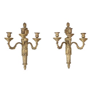 Neoclassical Mazarin Wall Sconces, Set of 2 For Sale