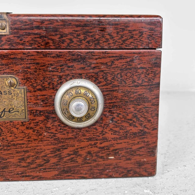 Vintage Japanese Metal Cash Box, 1950s For Sale - Image 11 of 13