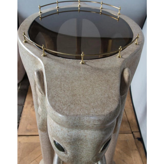 Elephant Rolling Bar Cart For Sale - Image 9 of 12