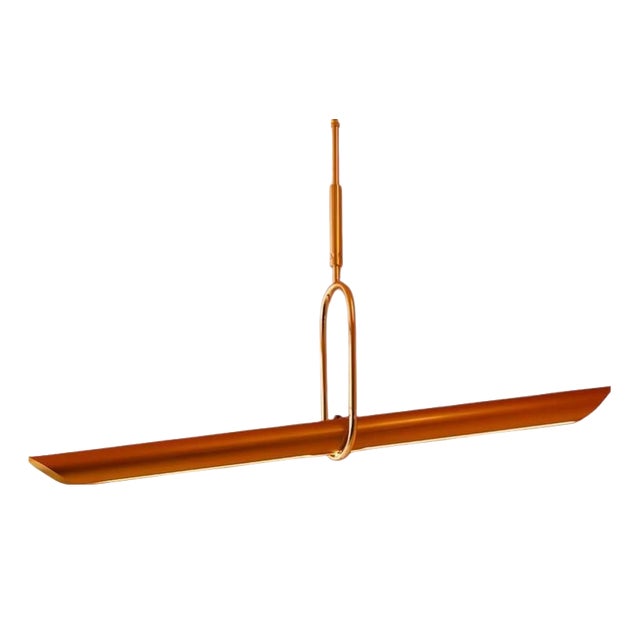 Frozen Apricot Calame Pendant Lamp by Jennifer Midoz For Sale