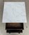 Brown 19th Century End Table With Marble Top For Sale - Image 8 of 11