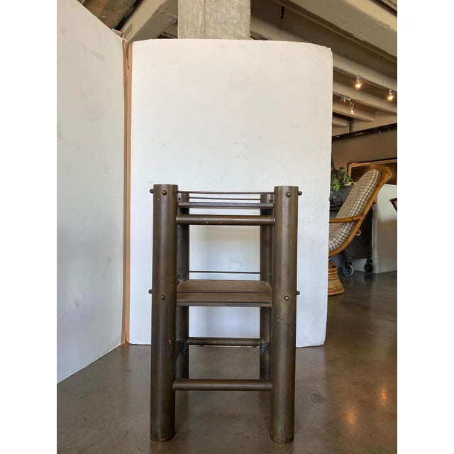 Tubular Brass Side Table, USA, 1970's For Sale - Image 4 of 5