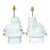 Vintage Boho Original Ursula Schwartz Studio Pottery Lamps - -a Pair For Sale