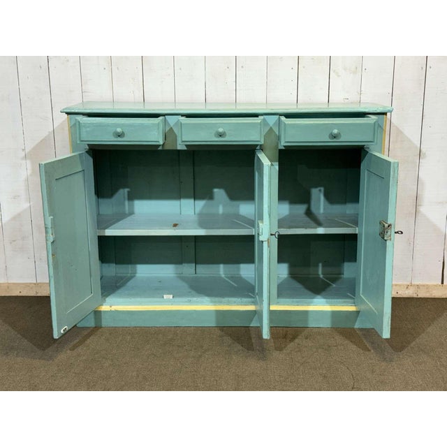Three-Door Sideboard in Chestnut and Fir, 1930s For Sale - Image 17 of 18