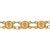 Contemporary 24k Yellow Gold Queen's Head Mini Coin Link Bracelet For Sale - Image 3 of 5