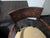 Wood Pair 19th Century Dutch Marquetry Inlaid Mahogany Upholstered Armchairs For Sale - Image 7 of 12