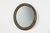French Neoclassical Oval Black and Gilt Mirror, 1950s For Sale - Image 11 of 11