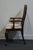 1990s American Drew Solid Cherry Traditional Style Pierced Splat Back Dining Arm Chair For Sale - Image 5 of 12