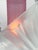 1980s Art Deco Frankart Style Chrome Table Lamp Pink Vianne Frosted Glass Nude Lady For Sale - Image 17 of 18