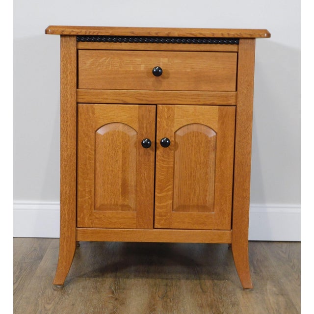 Bunker Hill Collection Amish Oak Hand Crafted Nightstand Chairish