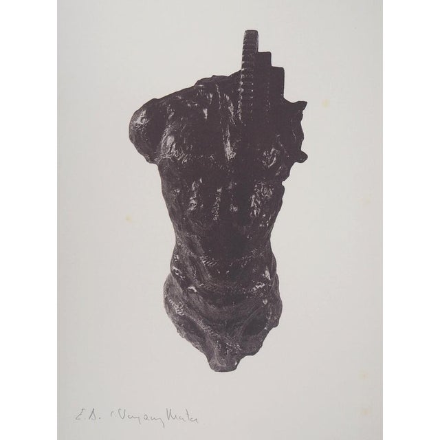 Carlos Vazquez Mata, Homage to Sculpture, Original Photogravure For Sale - Image 5 of 8