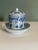 Early 20th Century Early 20th Century Blue and White Butterfly Mug For Sale - Image 5 of 9