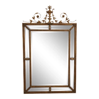 Friedman Brothers Adams Style Gold Frame Mirror For Sale