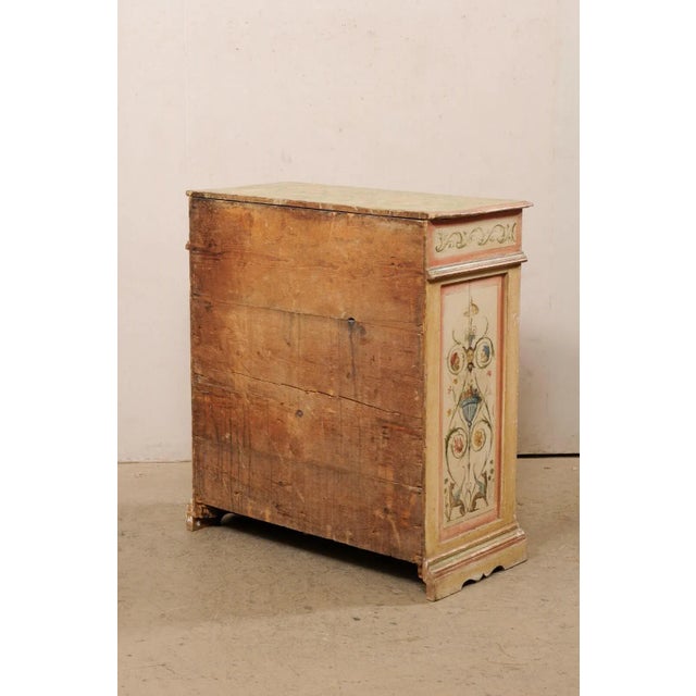 Camel 18th Century Italian Orig. Hand-Painted Cabinet For Sale - Image 8 of 11