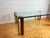 Modernist Art Deco Style Glass and Brass Coffee Table, 1980s For Sale - Image 3 of 11