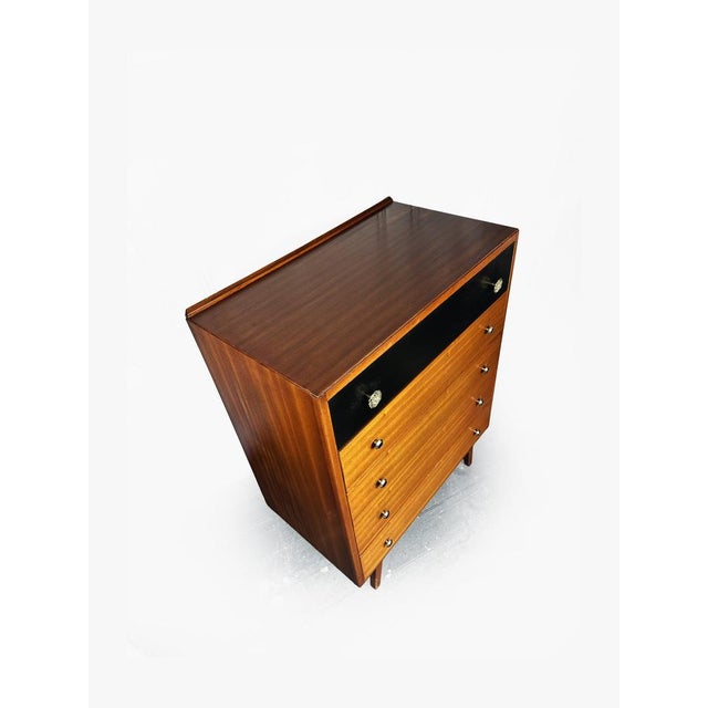 Vintage Tallboy Chest of Five from Lebus, 1950s For Sale - Image 12 of 17
