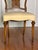 French Walnut Boudoir, Vanity Chair With Floral Inlay, C. 1900s For Sale - Image 9 of 16