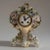 White 19th Century French Meissen Style Floral Porcelain Clock For Sale - Image 8 of 12