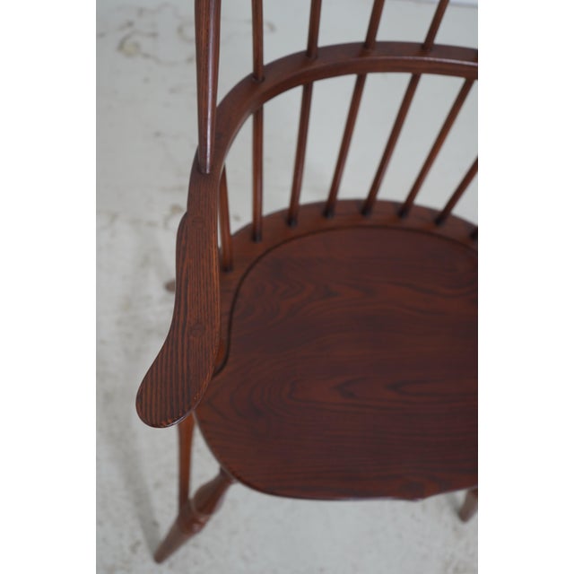 Set of 6 Frederick Duckloe Loop Back Windsor Dining Room Chairs For Sale In Philadelphia - Image 6 of 18