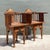 Late 20th Century Vintage Syrian Inlaid Wood Chairs - A Pair For Sale - Image 5 of 18