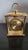 Traditional Vintage Bucherer Brass Table Clock For Sale - Image 3 of 9