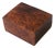 Vintage Burl Wood Trinket Box, Mid-20th Century For Sale