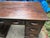 1950s Brown-Saltman “Montecito” Solid-Wood Double-Pedestal Desk — Labeled, Los Angeles For Sale In San Francisco - Image 6 of 12