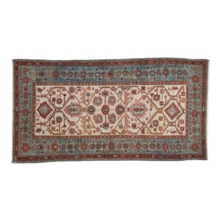 Vintage Distressed Hamadan Rug Runner - 3'3" x 6'2" For Sale