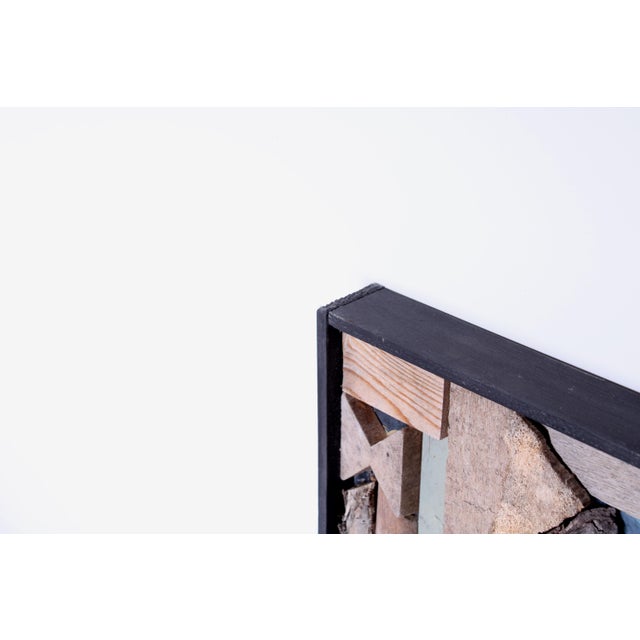 Brutalist Sculptural Composition, 1970s, Mixed Media, Framed For Sale - Image 13 of 16