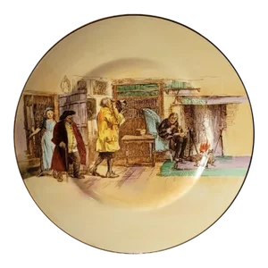 Vintage Royal Doulton Decorative Plate Sir Roger De Coverley D 5814 England