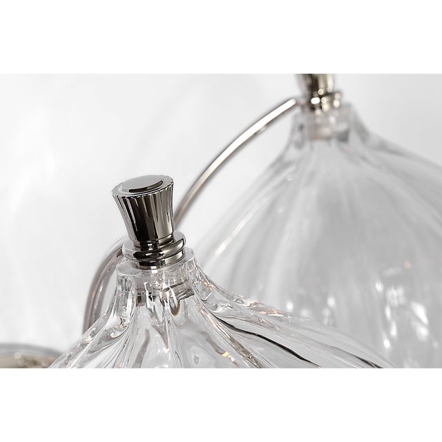 Julie Neill for Visual Comfort Signature Caselli 15" Sconce in Polished Nickel with Clear Glass For Sale - Image 9 of 14