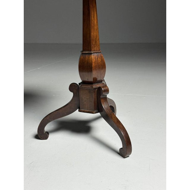 Marquetry Side Table, 1900s For Sale - Image 12 of 18