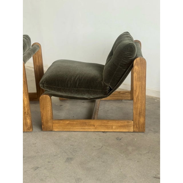 Not Yet Made - Made To Order Made to Order Fionda Lounge Chairs - Pair For Sale - Image 5 of 15