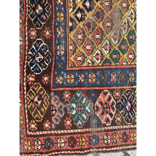 19th Century Kurdish Distressed Rug For Sale - Image 6 of 18